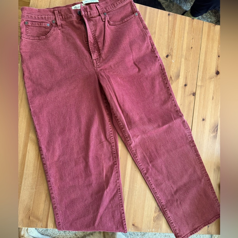 Madewell the perfectly vintage wide leg jean